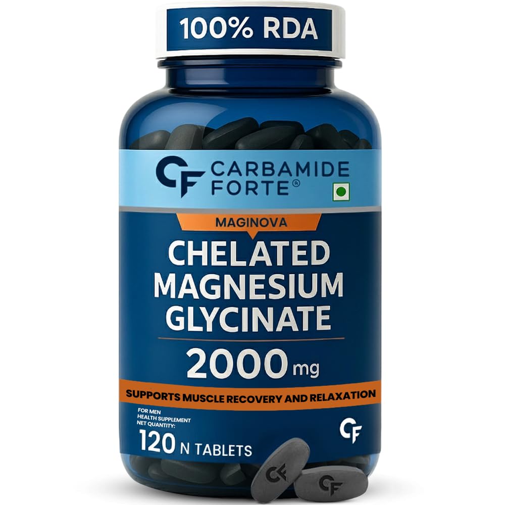 Carbamide Forte Chelated Magnesium Glycinate Supplement 2000mg