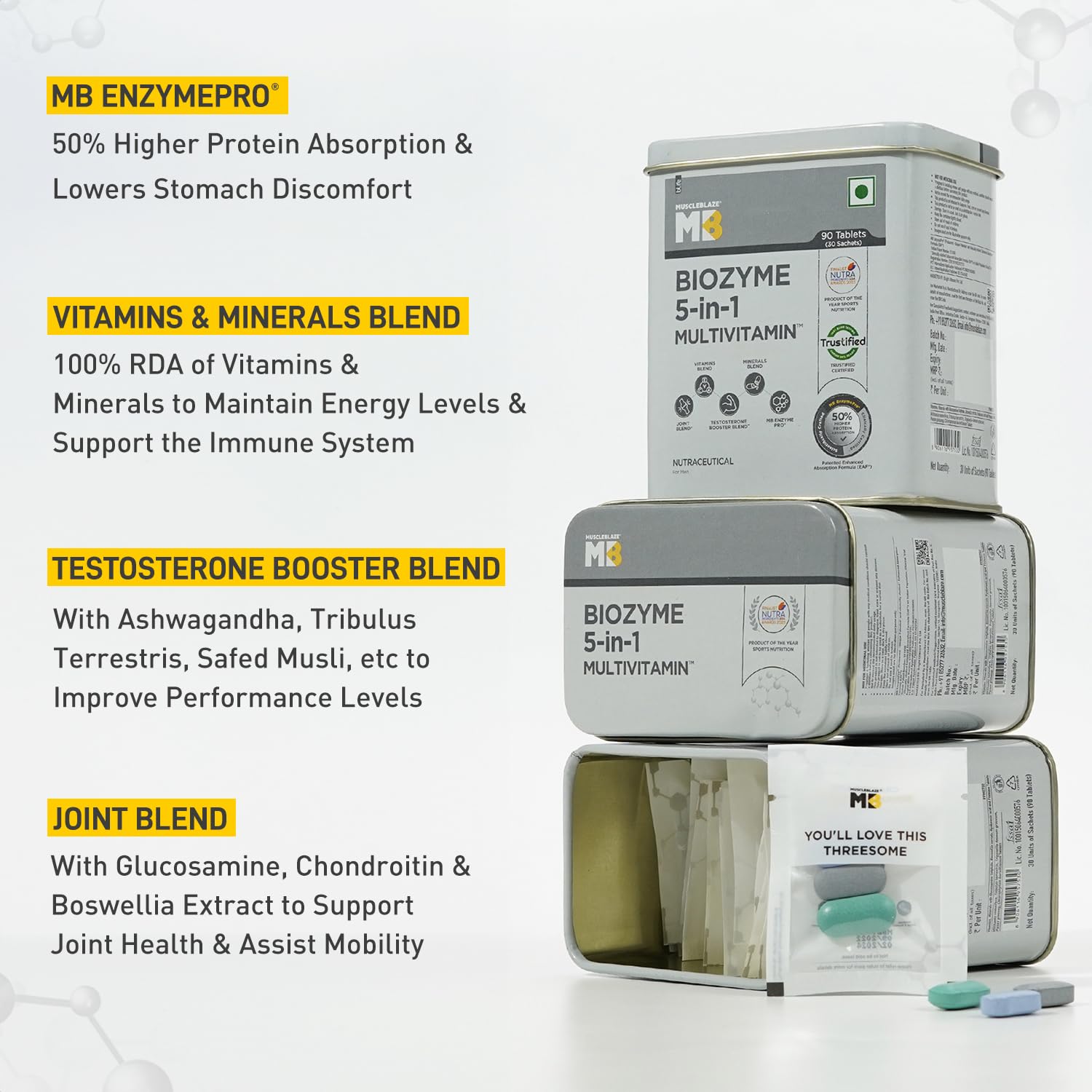 Biozyme Daily Multivitamin 5 in 1 view 5