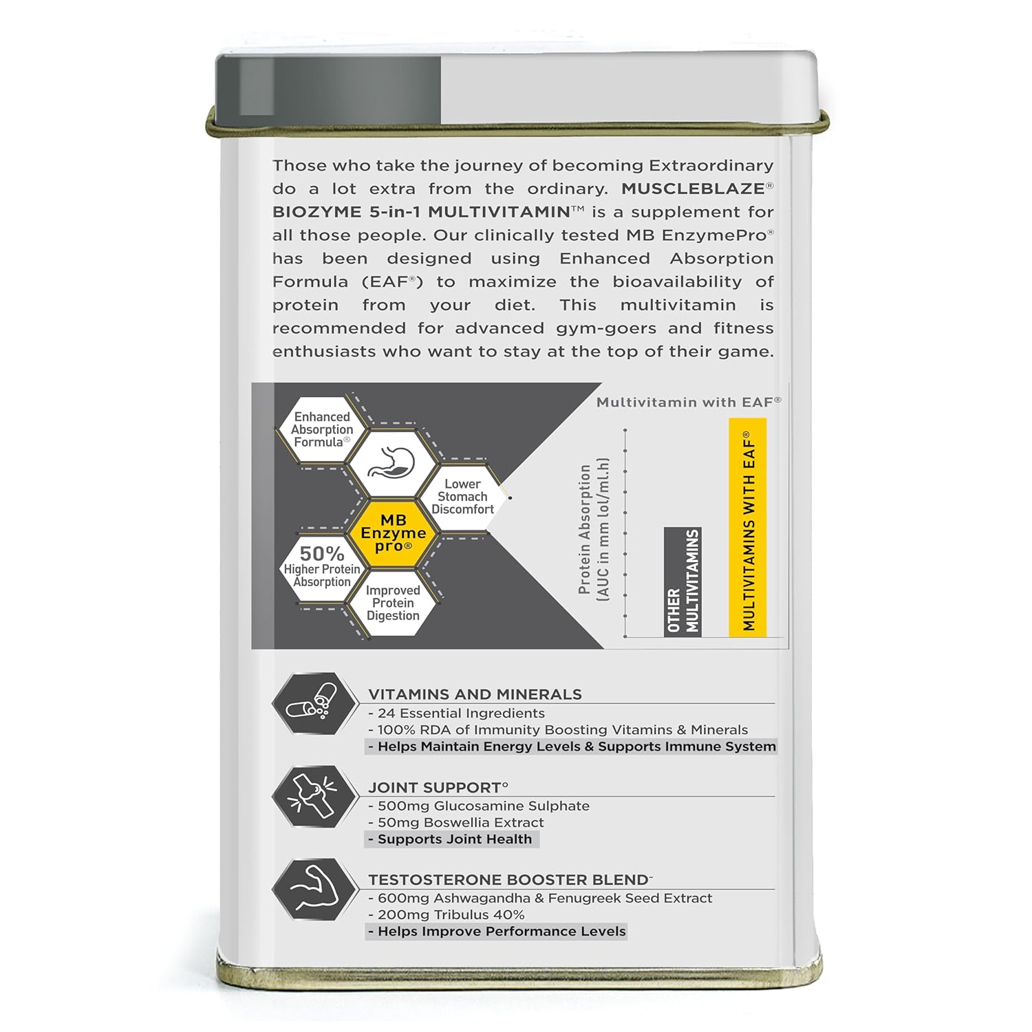 Biozyme Daily Multivitamin 5 in 1 view 3