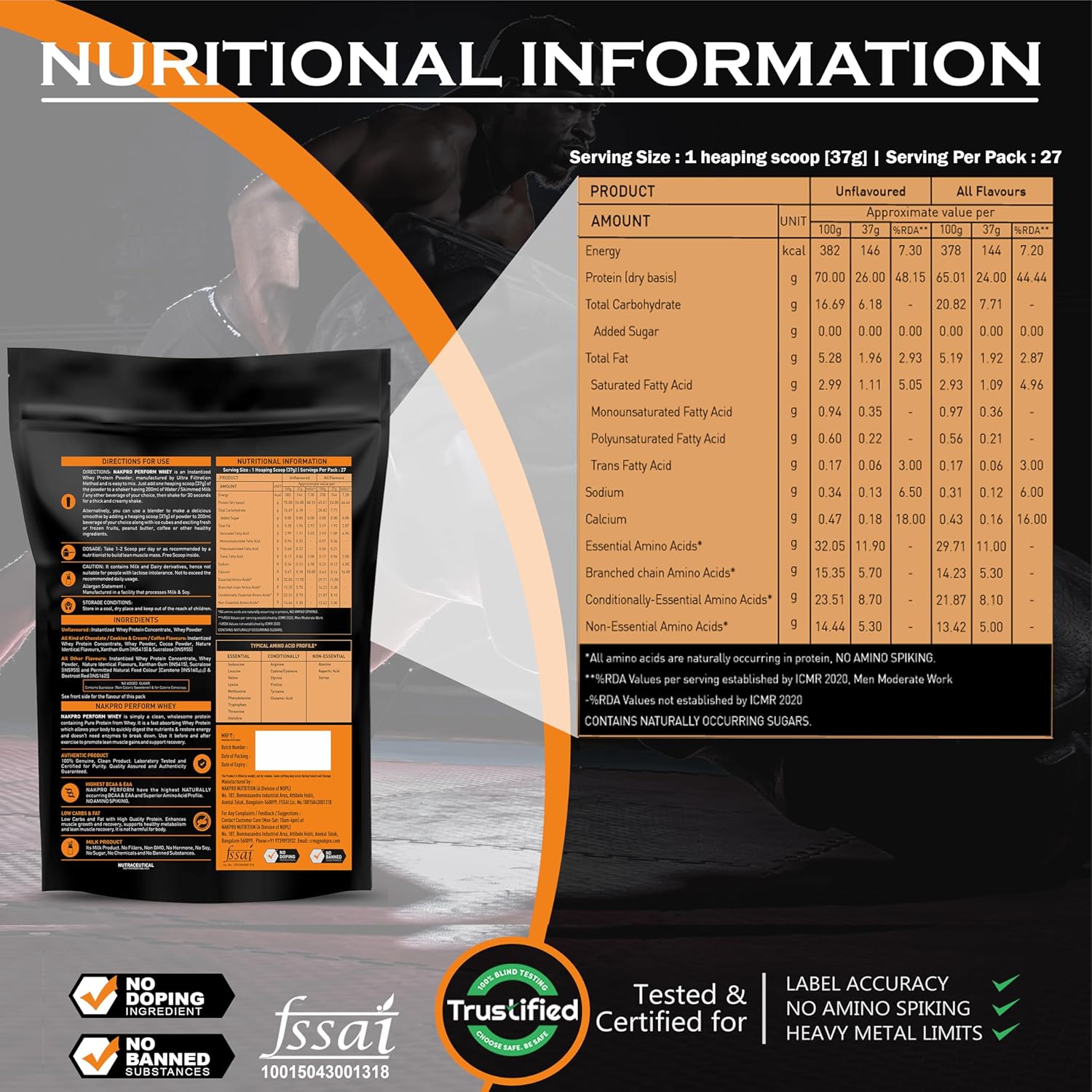 Perform Whey Protein Concerntrate view 3