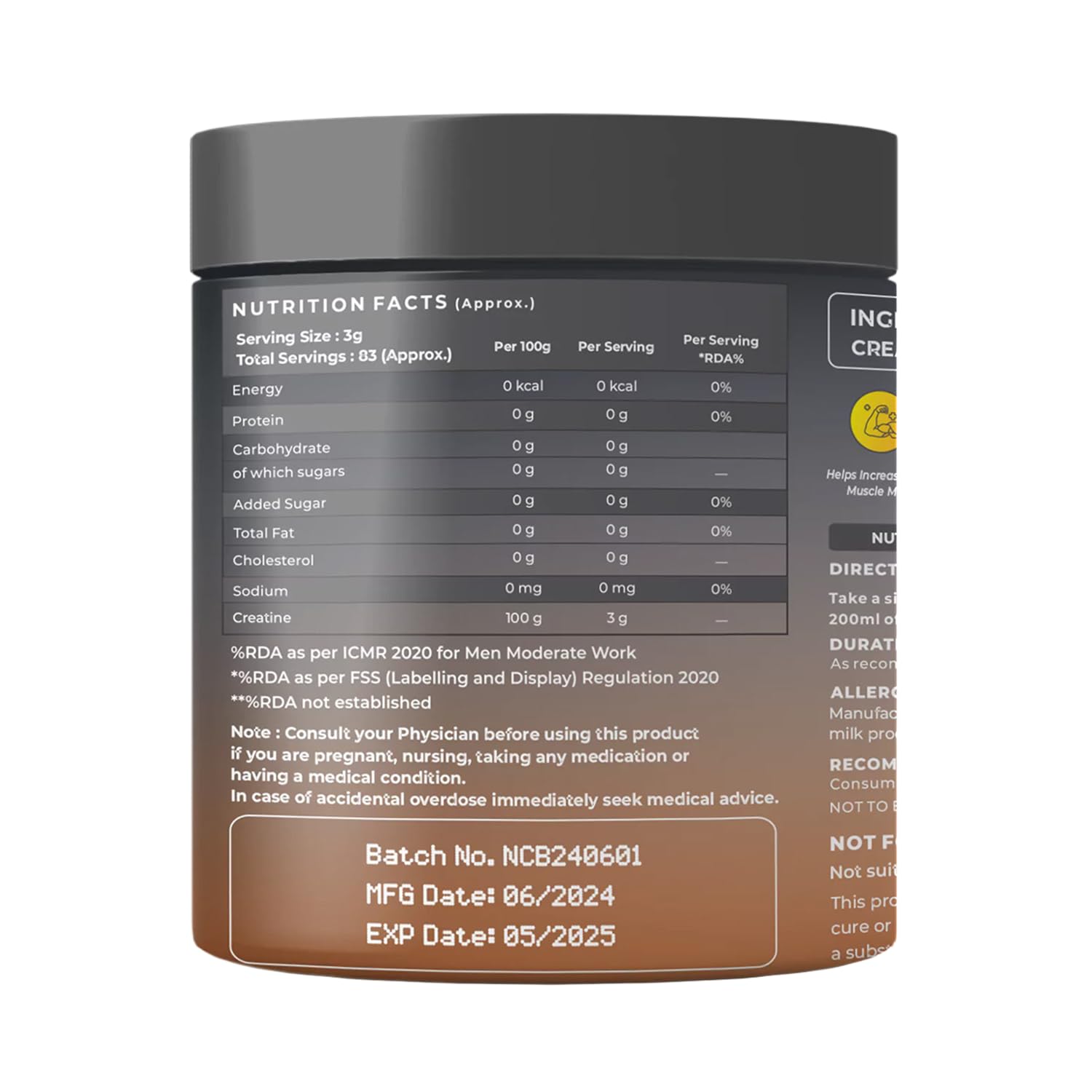 Crea Boost Creatine Monohydrate view 2