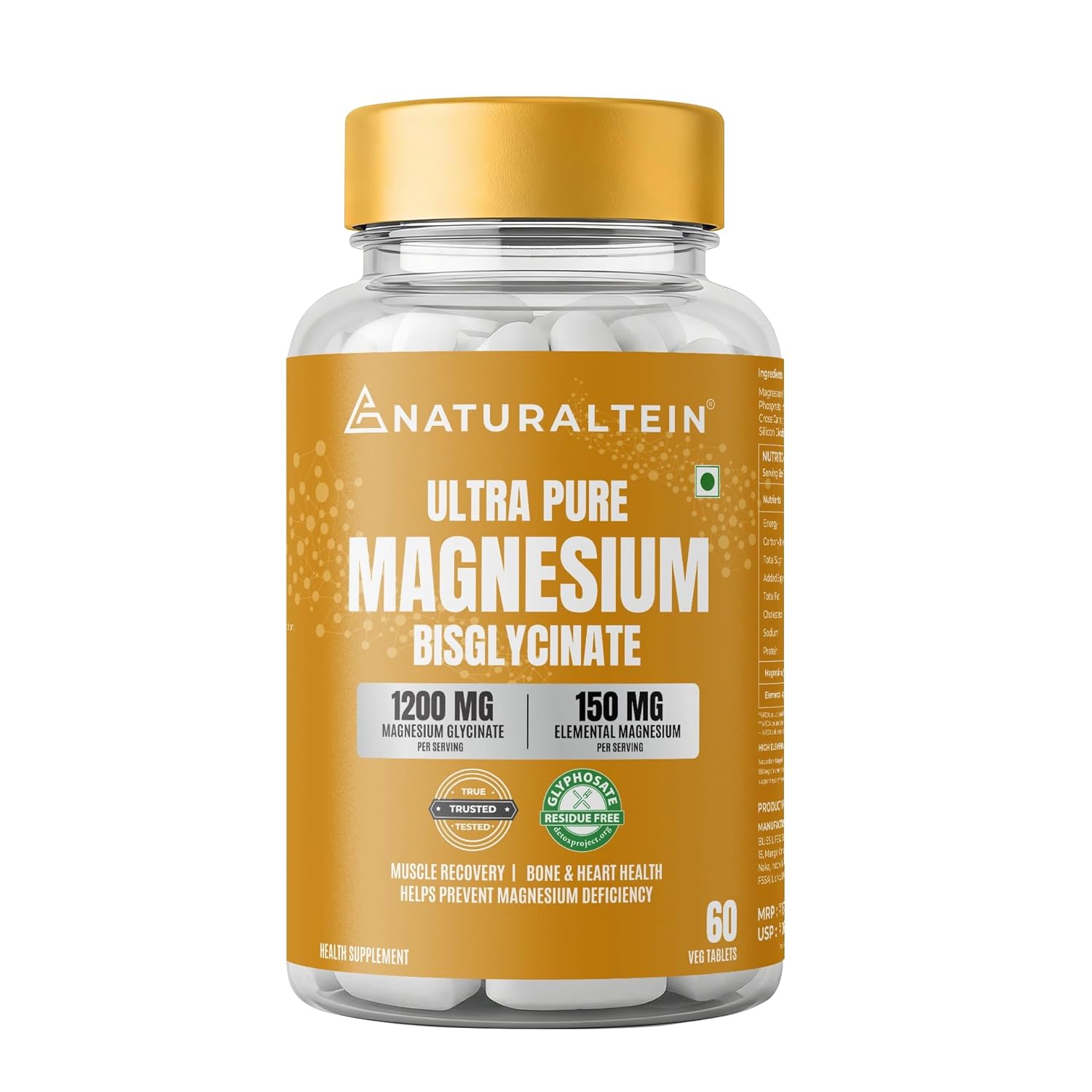Naturaltein Magnesium Glycinate | Sleep Formula