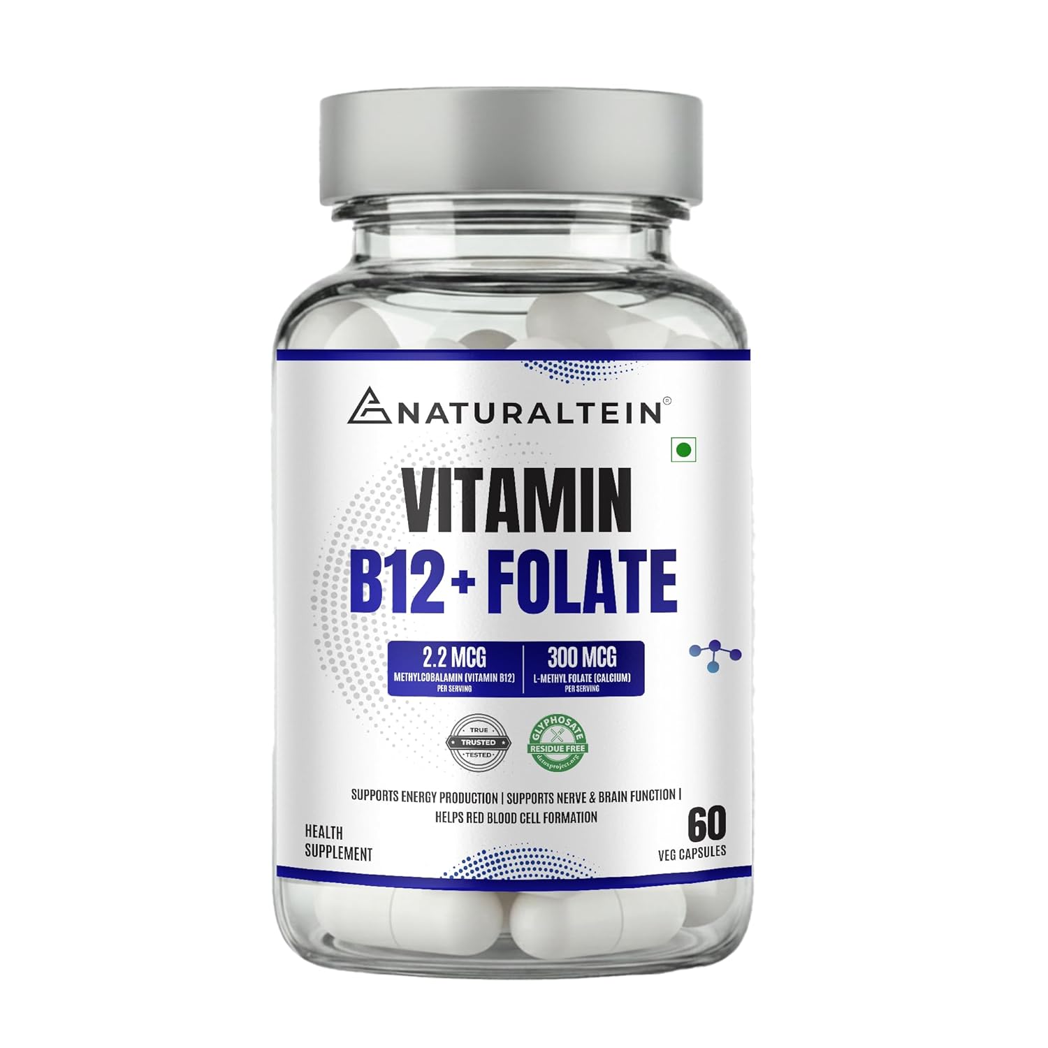 NATURALTEIN Vitamin B12 with Folate