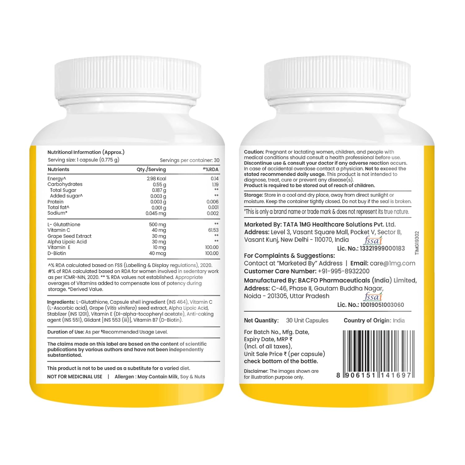 Glutathione Advanced Capsule view 2